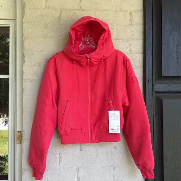 NWT Athleta Lucent Cropped Bomber Jacket Size Small - Picture 15 of 15